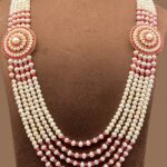 Elegant Bridal Pearl Jewellery Set 1 - Image 2