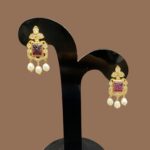 Intricate Bridal Pearl Jewellery Set 2 - Image 5