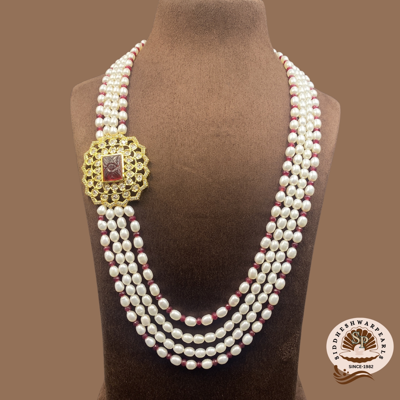Bridal2 Logo Bridal Pearl Jewellery Set