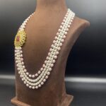 Intricate Bridal Pearl Jewellery Set 2 - Image 4