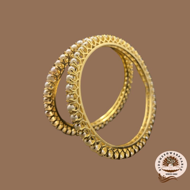 Pearl Chudi Bangles