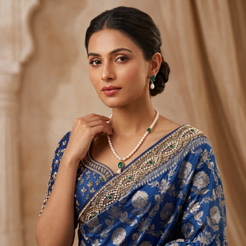 Simple Single Pearl Necklace