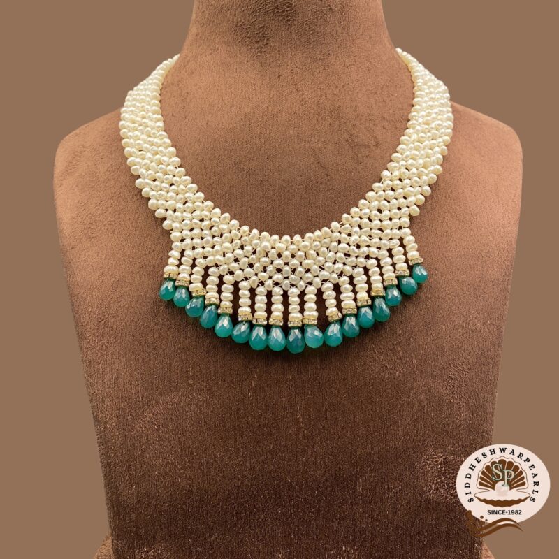 Hyderabadi Pearl Jewellery Set