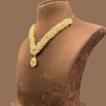 Graceful Hyderabadi Pearl Necklace 1 - Image 4