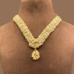 Graceful Hyderabadi Pearl Necklace 1 - Image 2