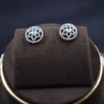 Majestic Green Stone Side Brooch Necklace - Image 5