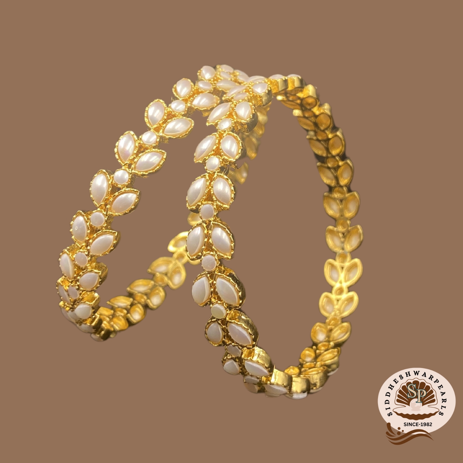Modern Bangles New Logo Modern Pearl Bangles