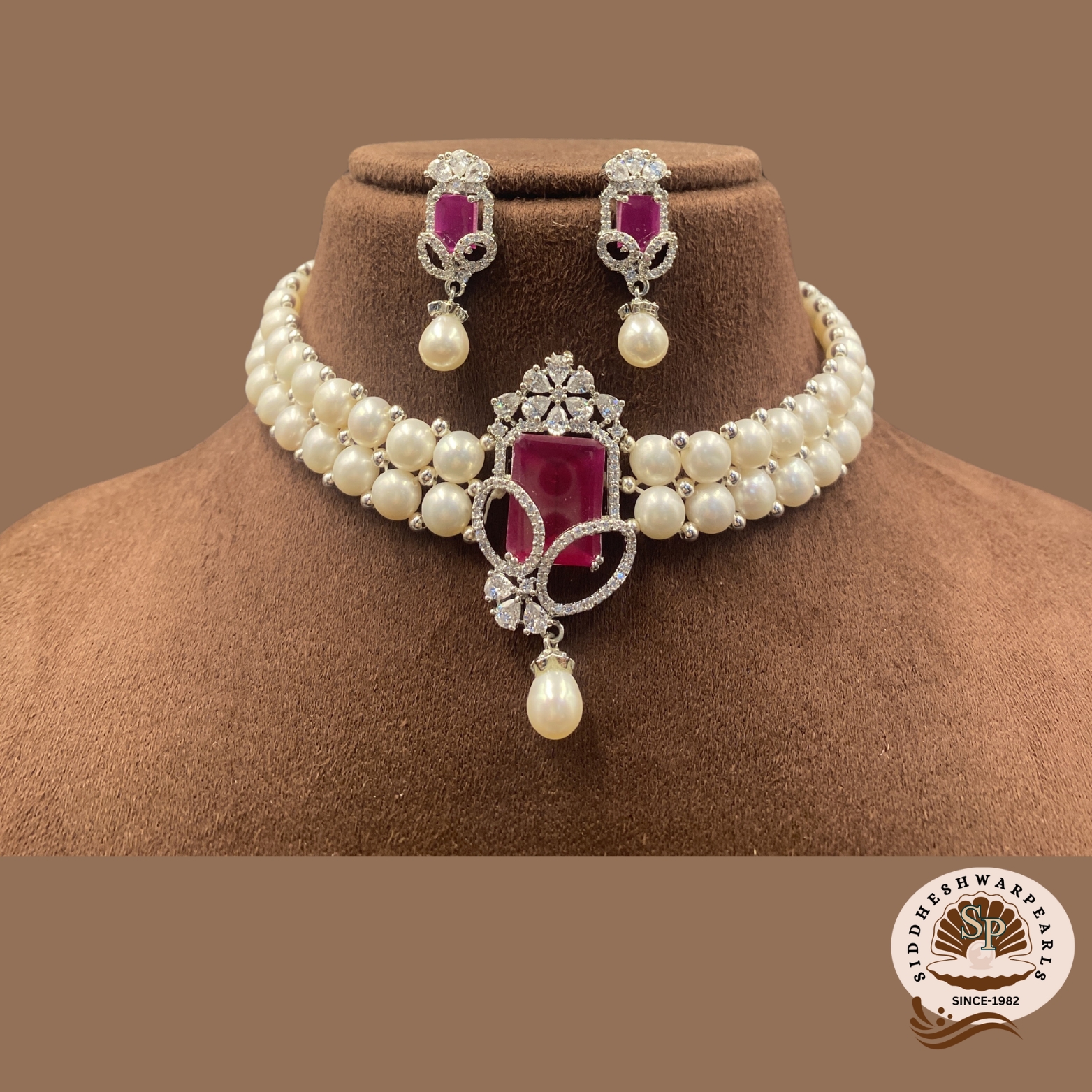 Pchoker Pearl Choker Set