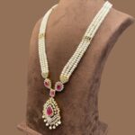 Lustrous Rani Haar Set 1 - Image 4