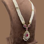 Lustrous Rani Haar Set 1 - Image 3