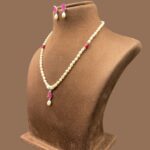 Simple Single Pearl Necklace 5 - Image 4