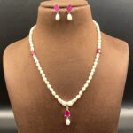 Simple Single Pearl Necklace 5 - Image 2