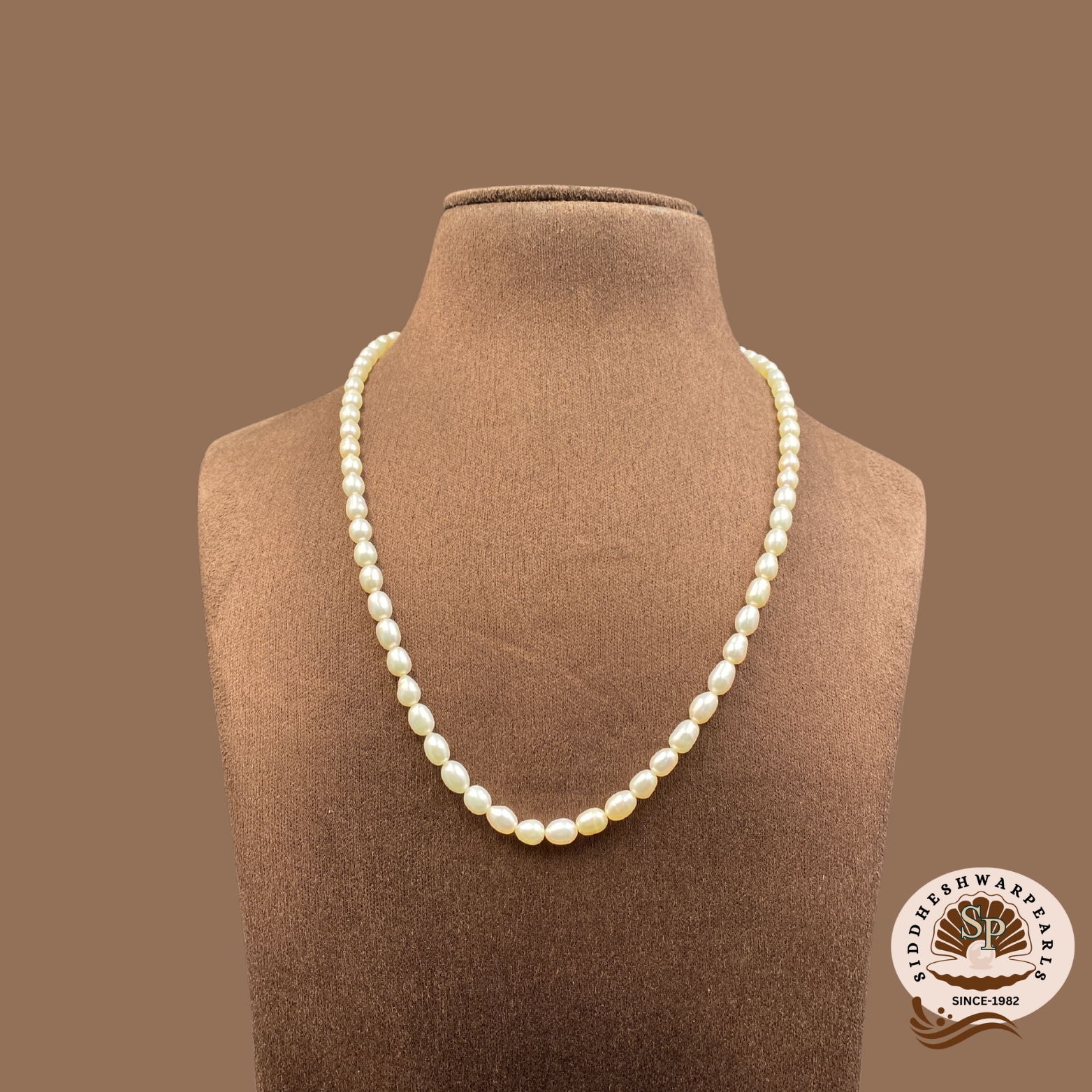 Simple Single P Necklace Simple Single Pearl Necklace