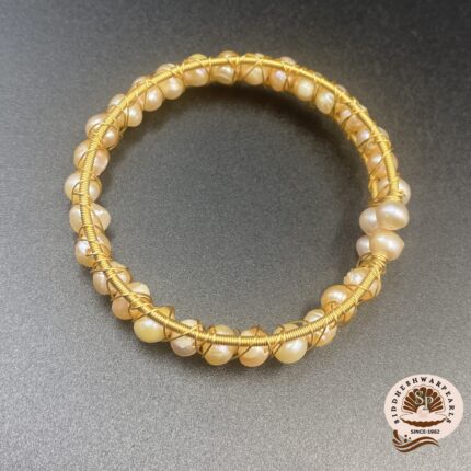 Pearl Bangle Bracelet