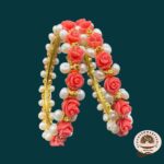 Pearl and Coral Bangles