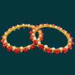 Masterpiece Pearl and Coral Bangles 3 - Image 2