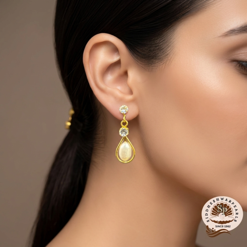 Pearl Hanging Earrings