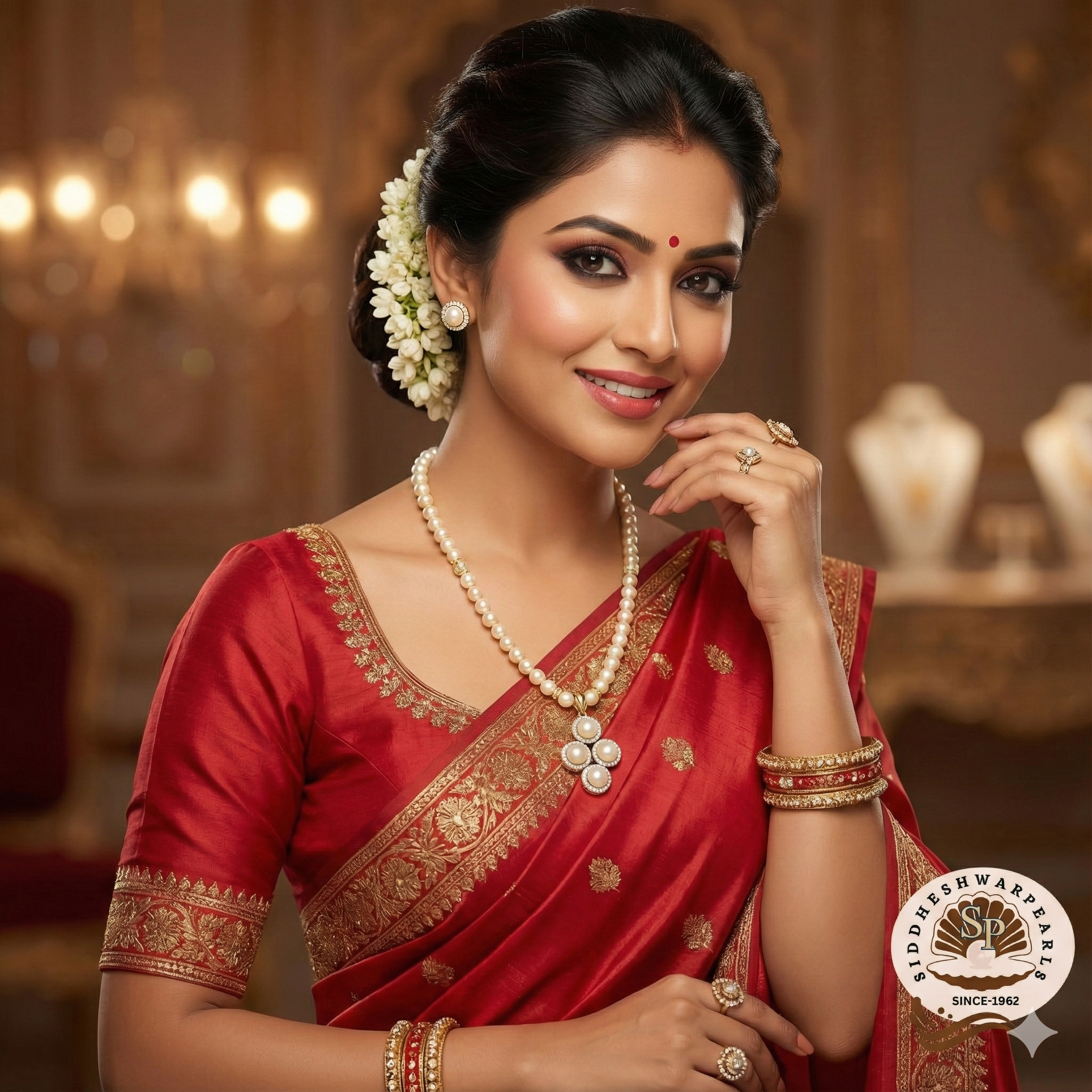 Simple Single Pearl Necklace - Image 1