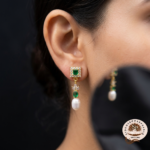 Poised Pearl Hanging Earrings
