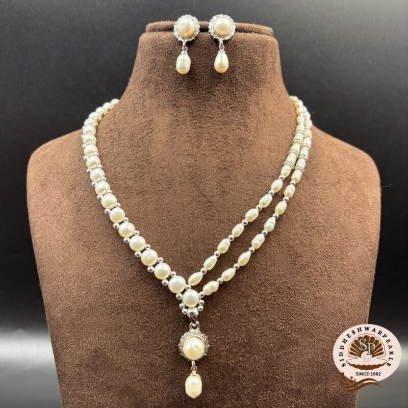 Hyderabadi Pearl Jewellery Set