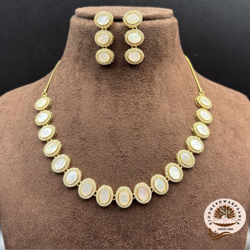 Hyderabadi Pearl Jewellery Set