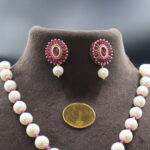 Simple Pendant Pearl Necklace - Image 5