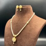 Simple Pearl Pendant Necklace 8 - Image 3