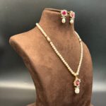 Simple Necklace with Pearl - Image 3
