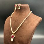 Simple Necklace with Pearl - Image 4
