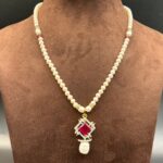 Simple Necklace with Pearl - Image 2