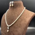 Simple Single Pearl Necklace 8 - Image 3
