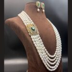 Bridal Pearl Jewellery Set 6 - Image 2