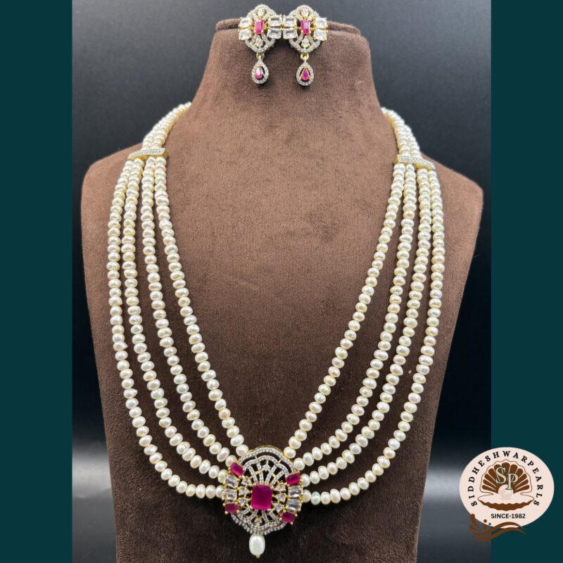 Bridal Pearl Jewellery Set