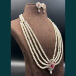 Graceful Bridal Pearl Jewellery Set 10 - Image 2