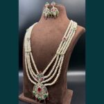 Radiant Bridal Pearl Jewellery Set 7 - Image 3