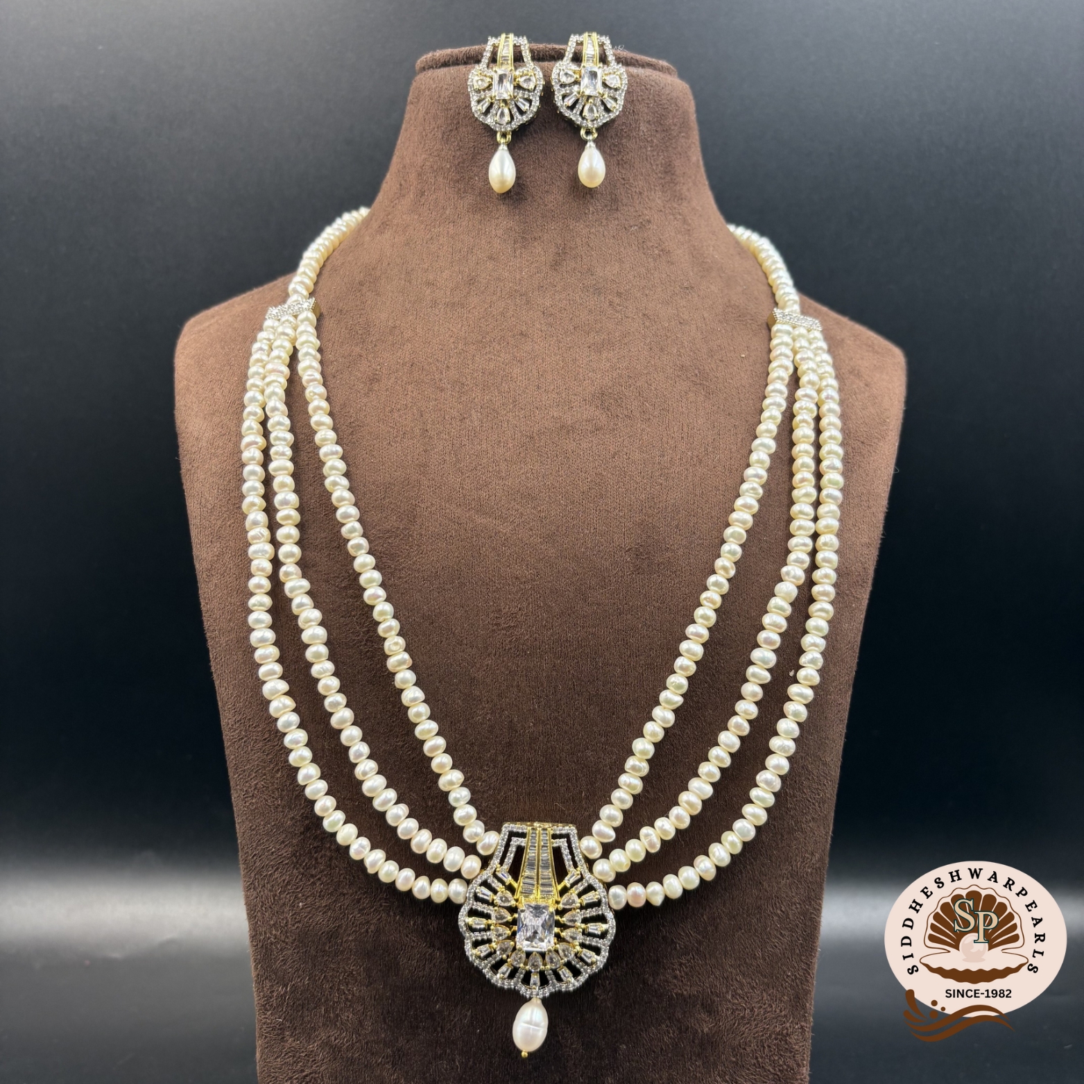 bridal8 Bridal Pearl Jewellery Set
