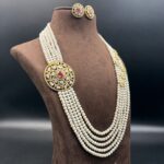 Exquisite Bridal Pearl Jewellery Set 9 - Image 3