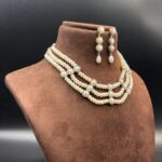 Dazzling Pearl Choker Set 7 - Image 3