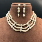 Dazzling Pearl Choker Set 7 - Image 2