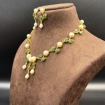 Graceful Pearl With Jade Necklace 4 - Image 3