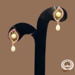 Delicate Pearl Drop Earrings 8 - Image 2