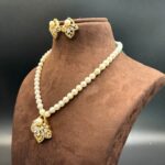 Simple Elegant Pearl Necklace 3 - Image 4