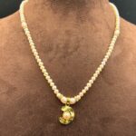 Simple Elegant Pearl Necklace 4 - Image 4