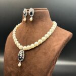 Simple Elegant Pearl Necklace 7 - Image 3