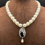 Simple Elegant Pearl Necklace 7 - Image 4