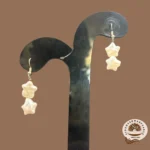 Radiant Pearl Hoop Earrings 2 - Image 2