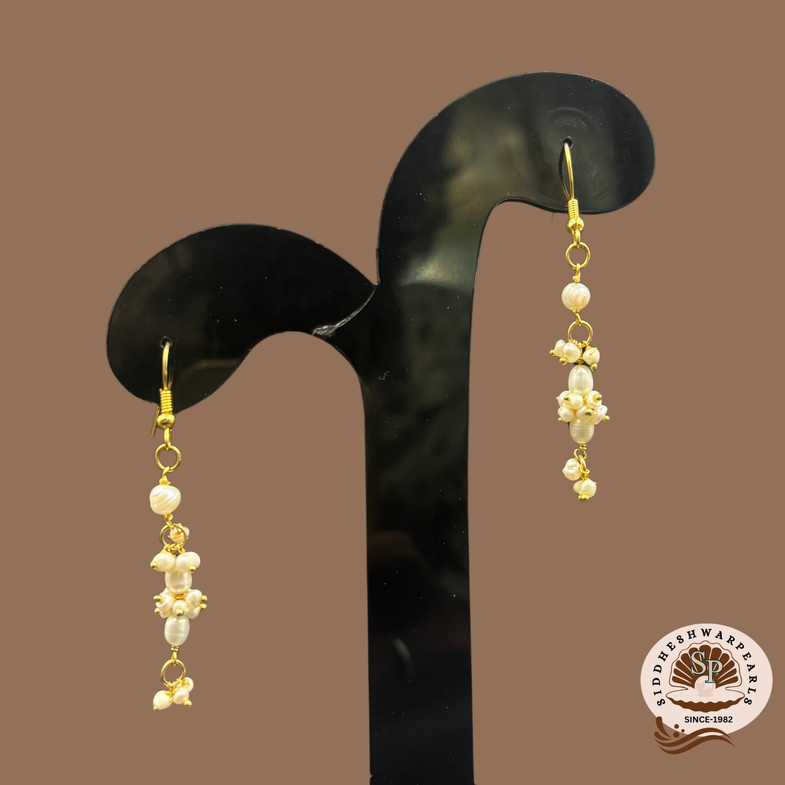 hoop3 new Pearl Hoop Earrings