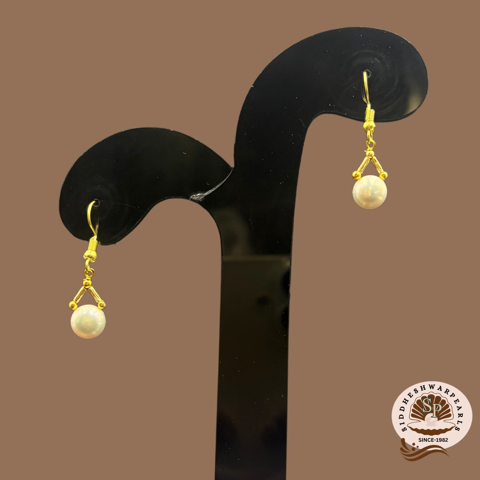 hoop5 Pearl Hoop Earrings