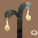 Chic Pearl Hoop Earrings 6 - Image 2