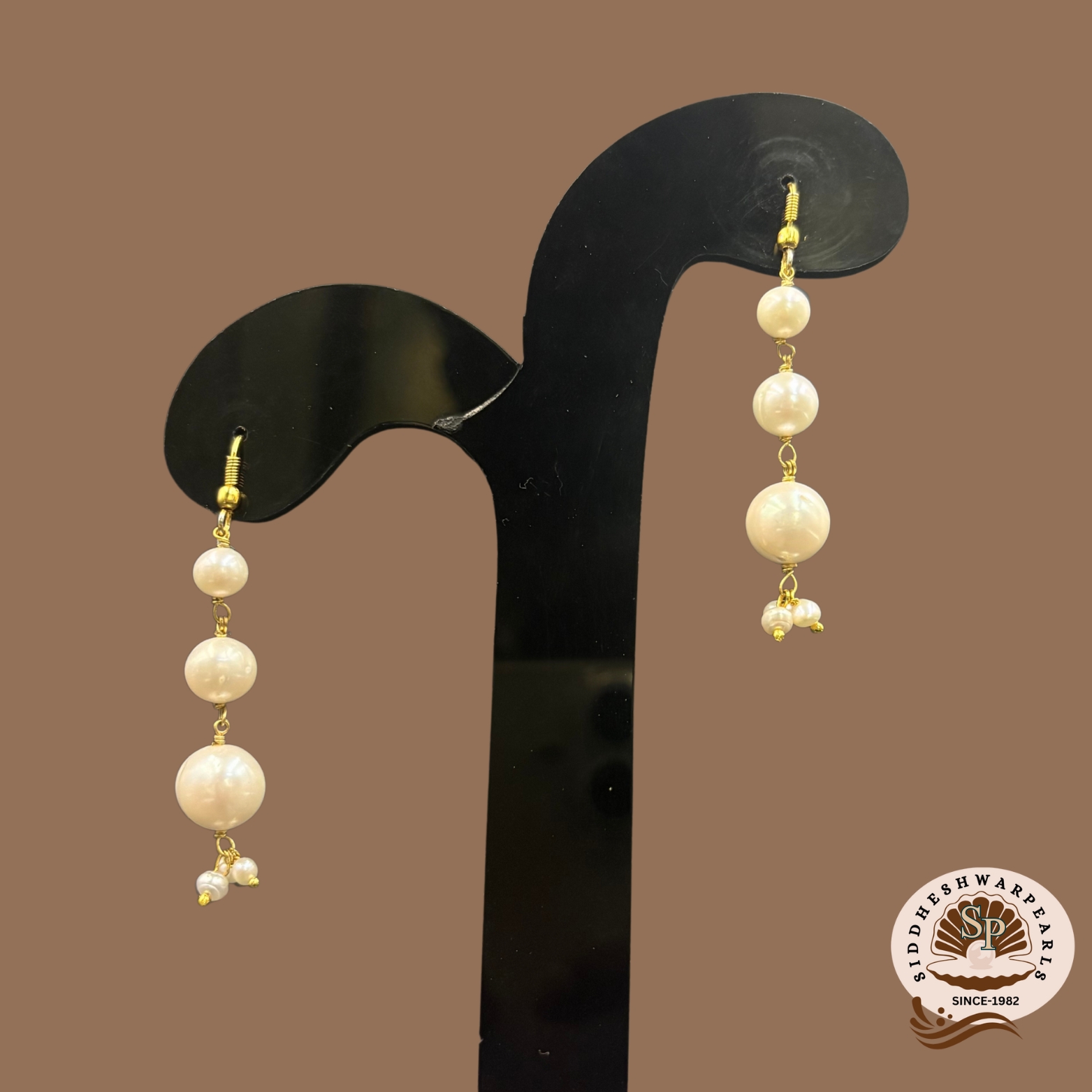 hoop8 Pearl Hoop Earrings
